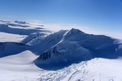 08B Peak At The End of Boyce Ridge From Airplane Near Mount Vinson Base Camp.jpg